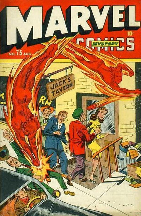 Marvel Mystery Comics #75 cover