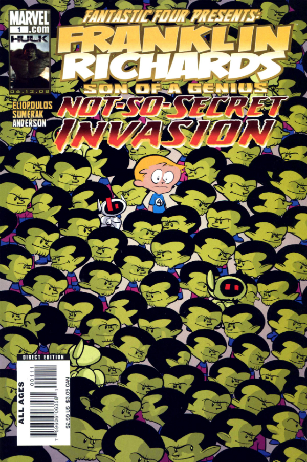 Franklin Richards: Not-So-Secret Invasion #1 cover