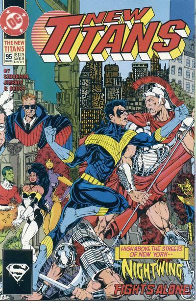 The New Titans #95 cover