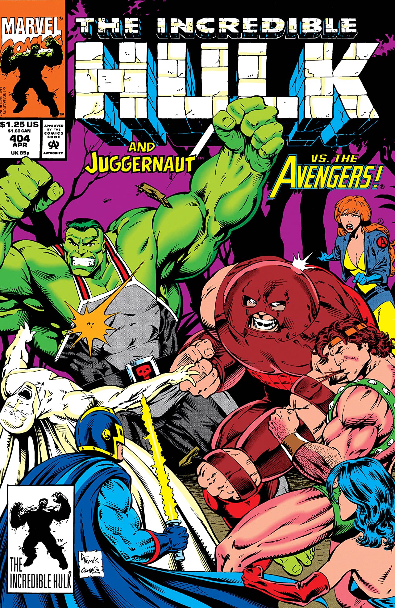 The Incredible Hulk #404 cover