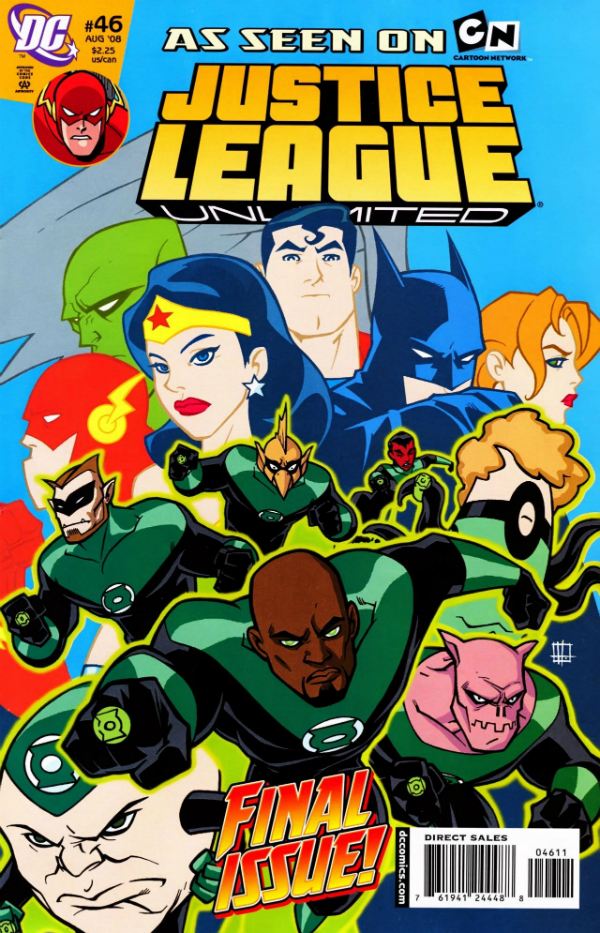 Justice League Unlimited #46 cover