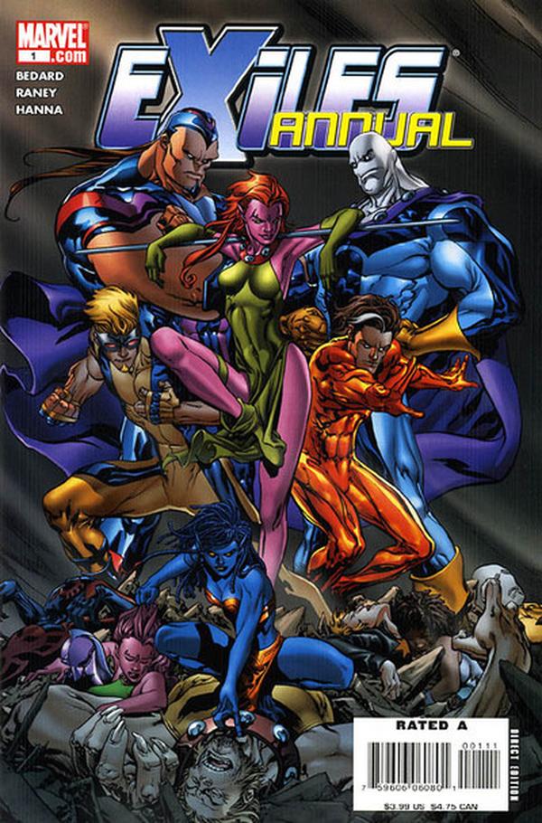 Exiles Annual #1 cover