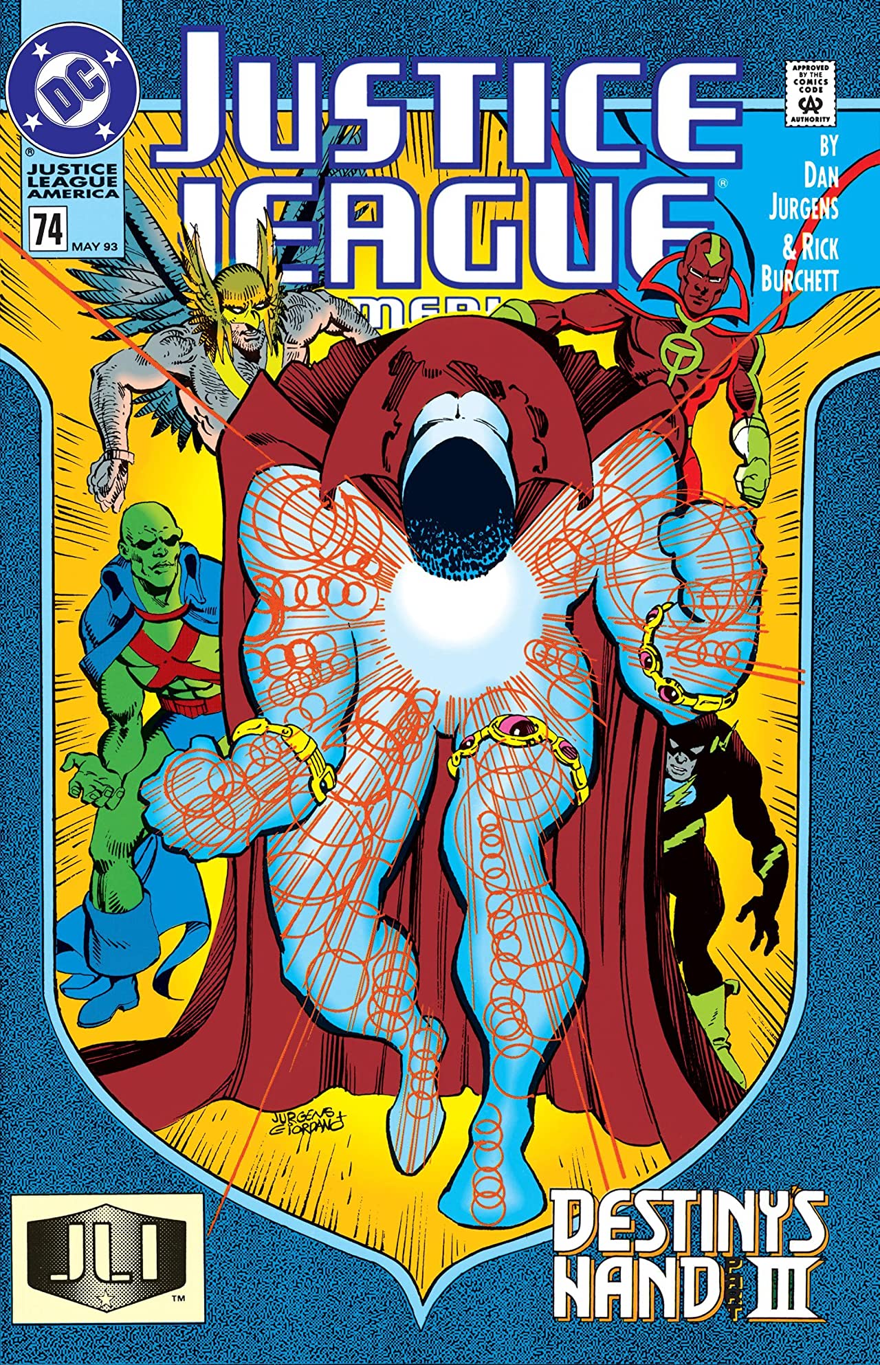Justice League America #74 cover