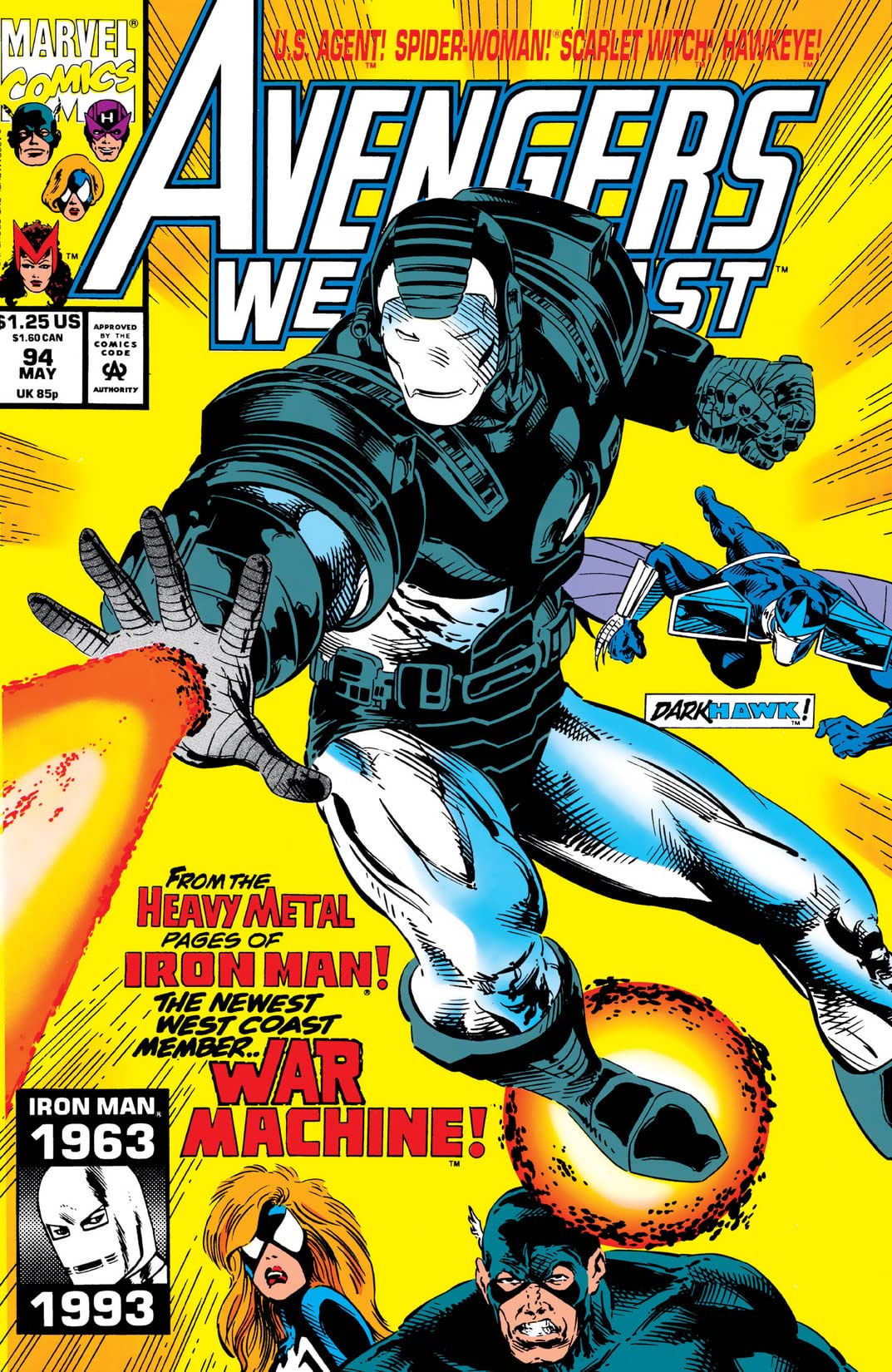 Avengers West Coast #94 cover