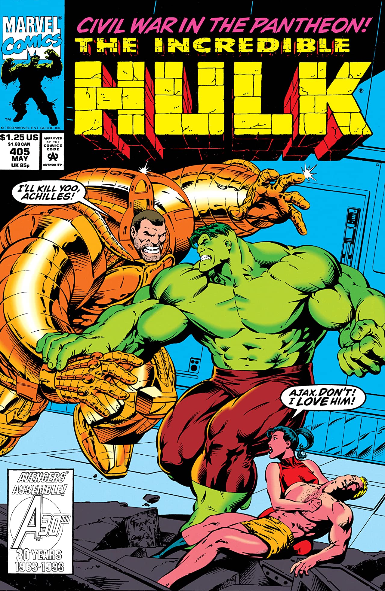 The Incredible Hulk #405 cover