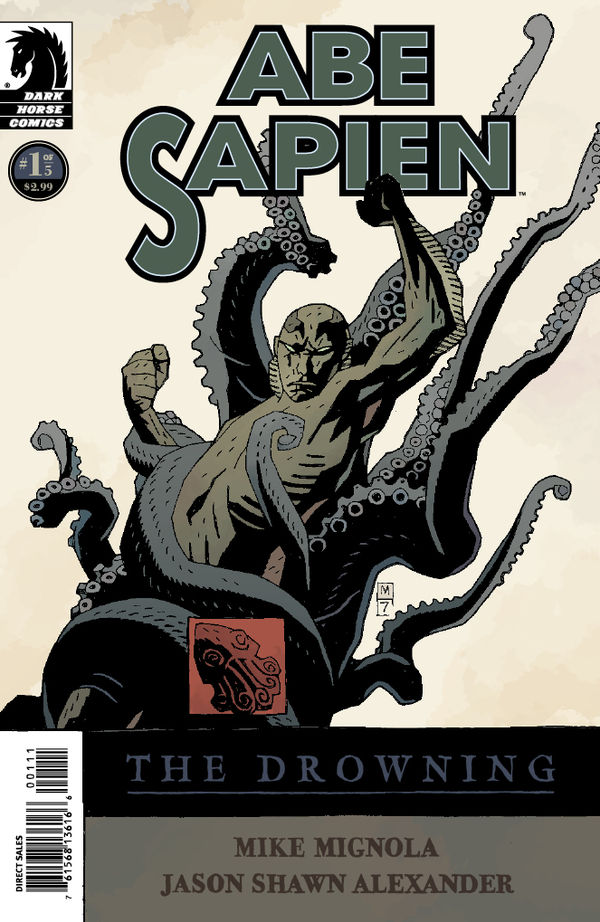Abe Sapien: The Drowning #1 cover
