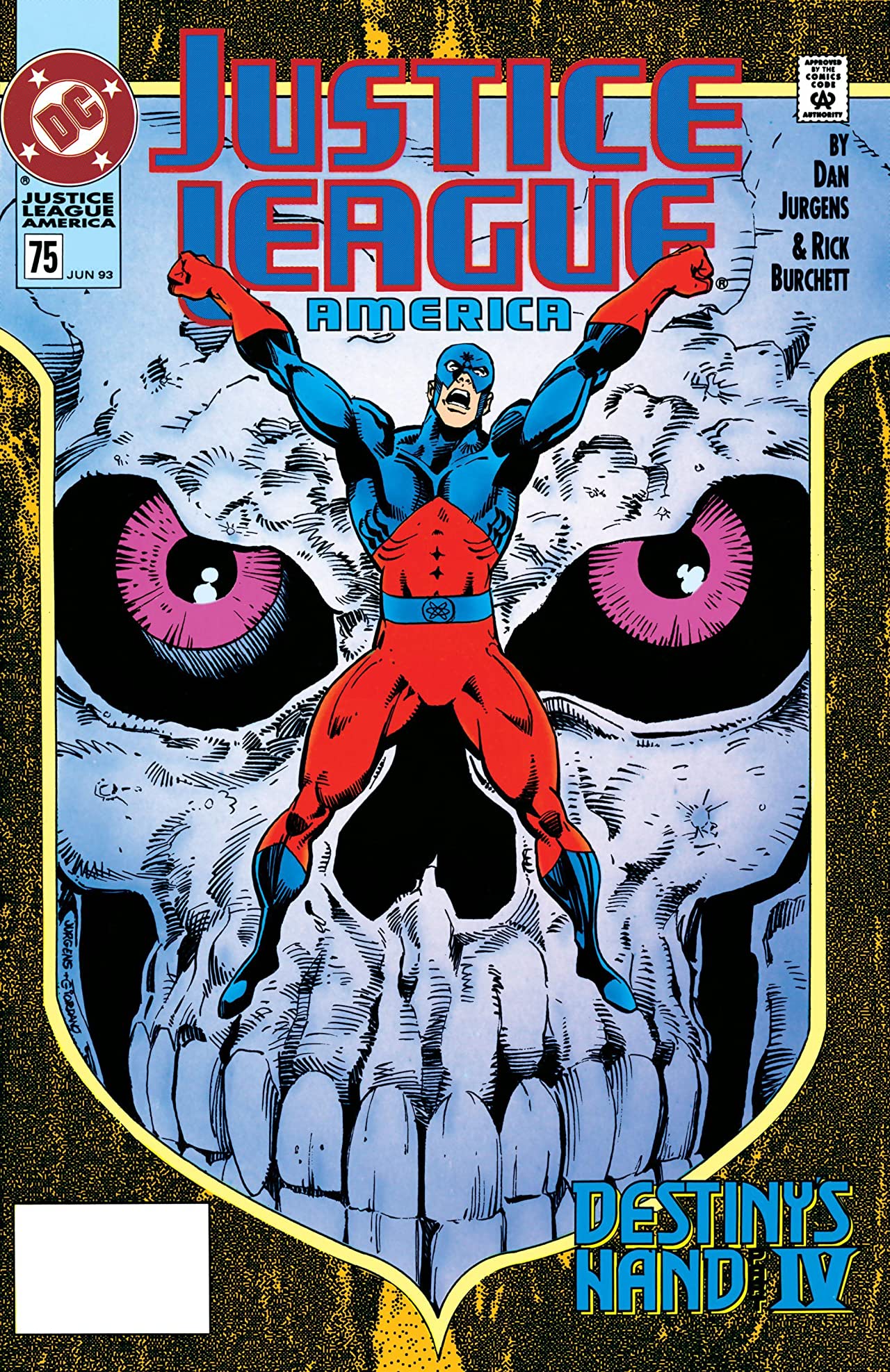 Justice League America #75 cover