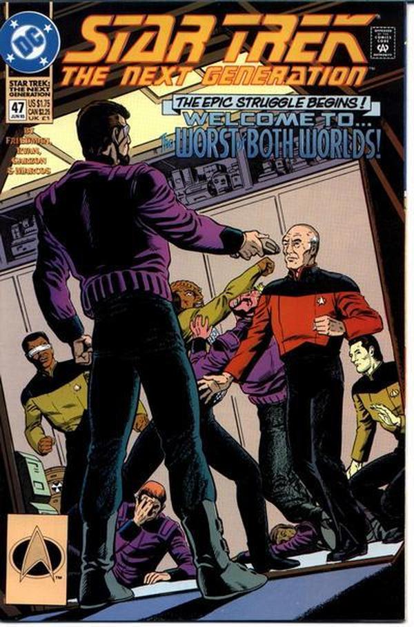 Star Trek: The Next Generation #47 cover
