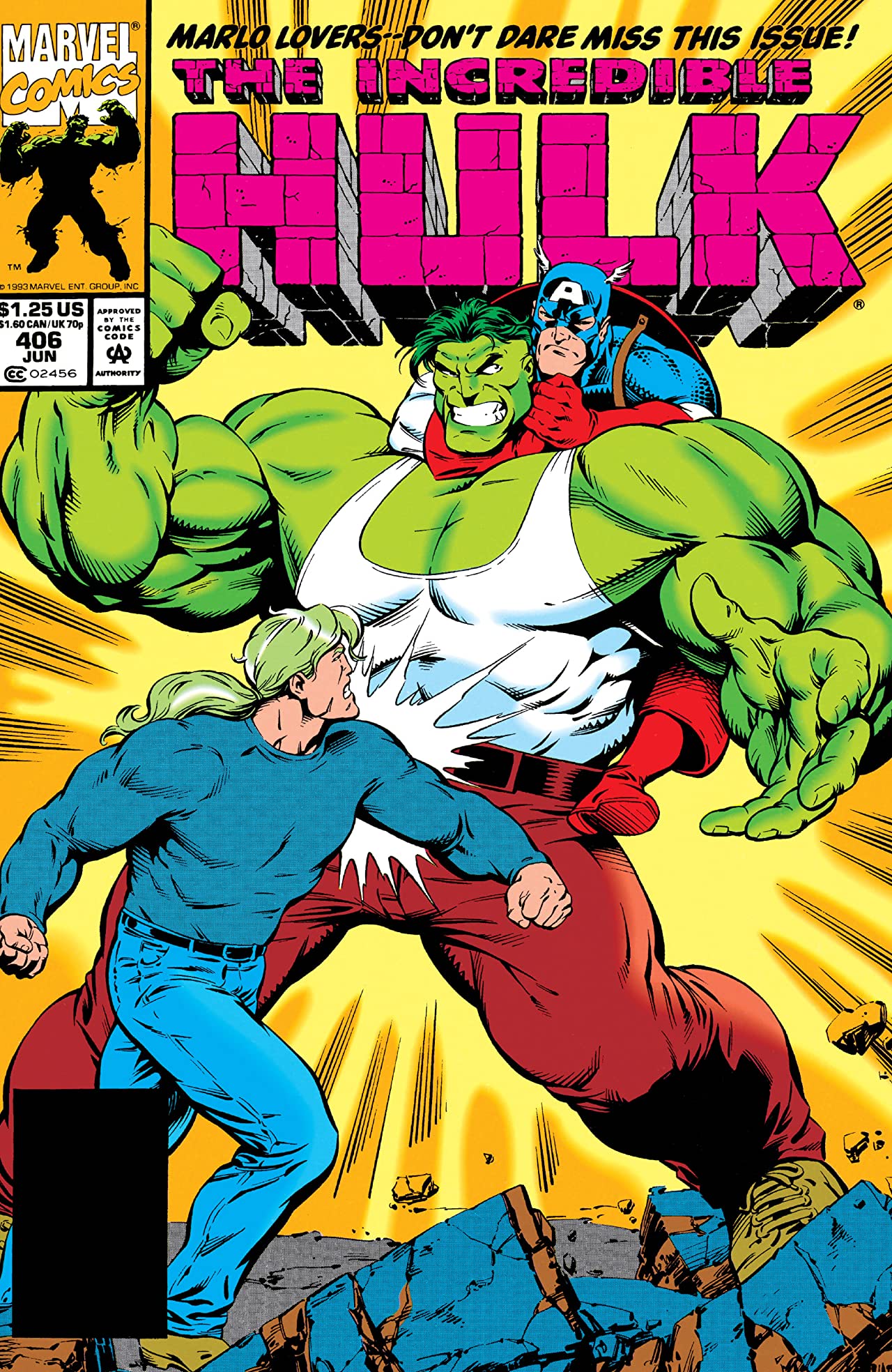 The Incredible Hulk #406 cover