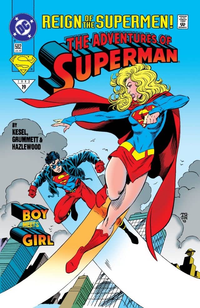 Adventures of Superman #502 cover