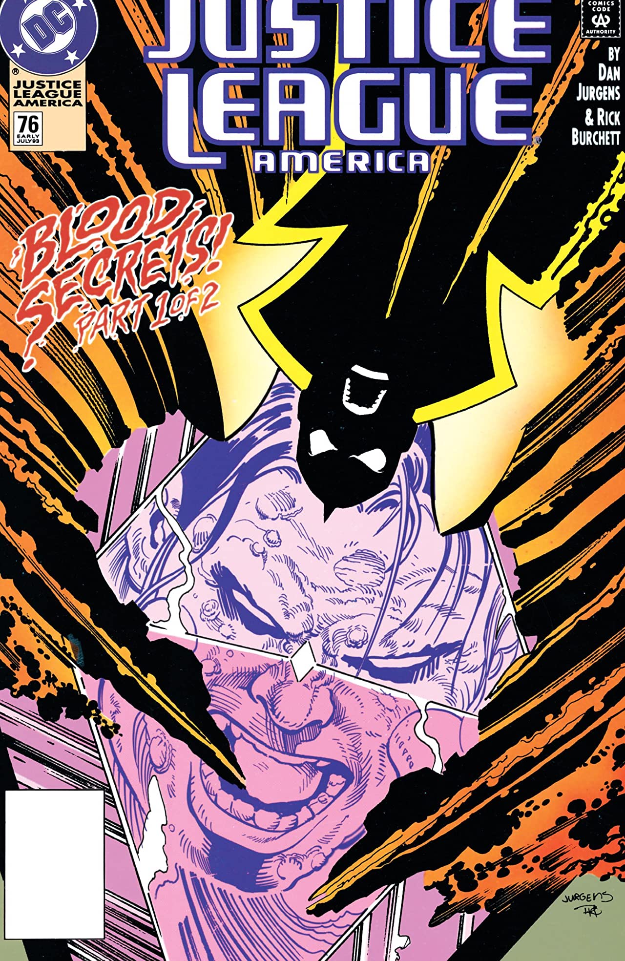 Justice League America #76 cover