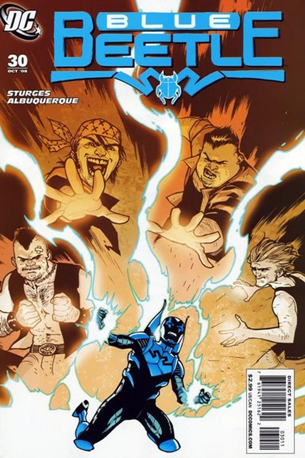 The Blue Beetle #30 cover