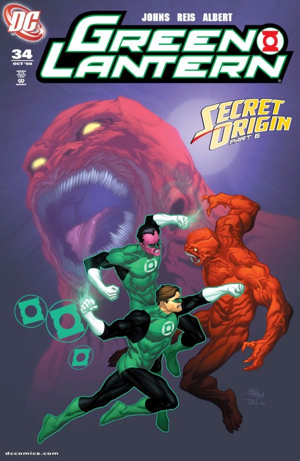 Green Lantern #34 cover