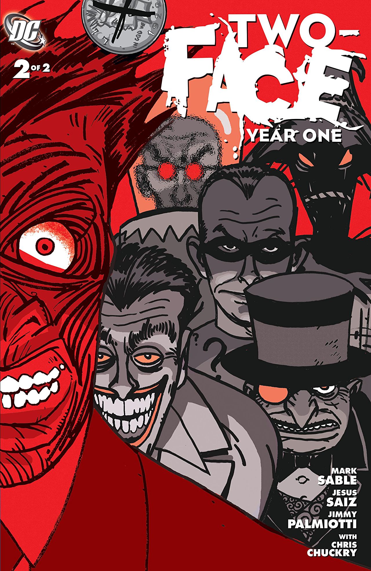 Two-Face: Year One #2 cover