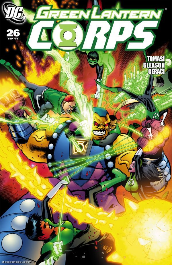 Green Lantern Corps #26 cover