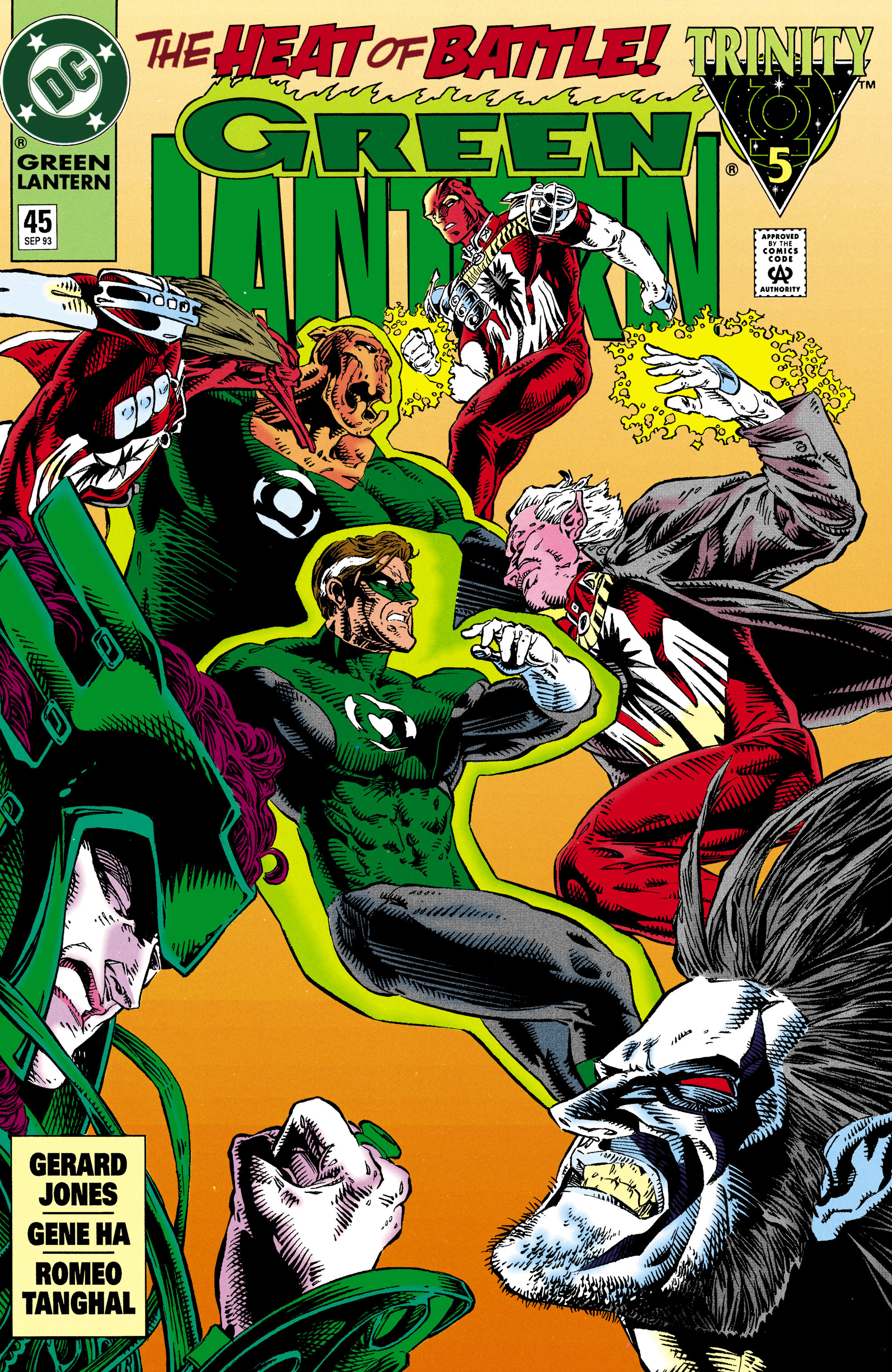 Green Lantern #45 cover