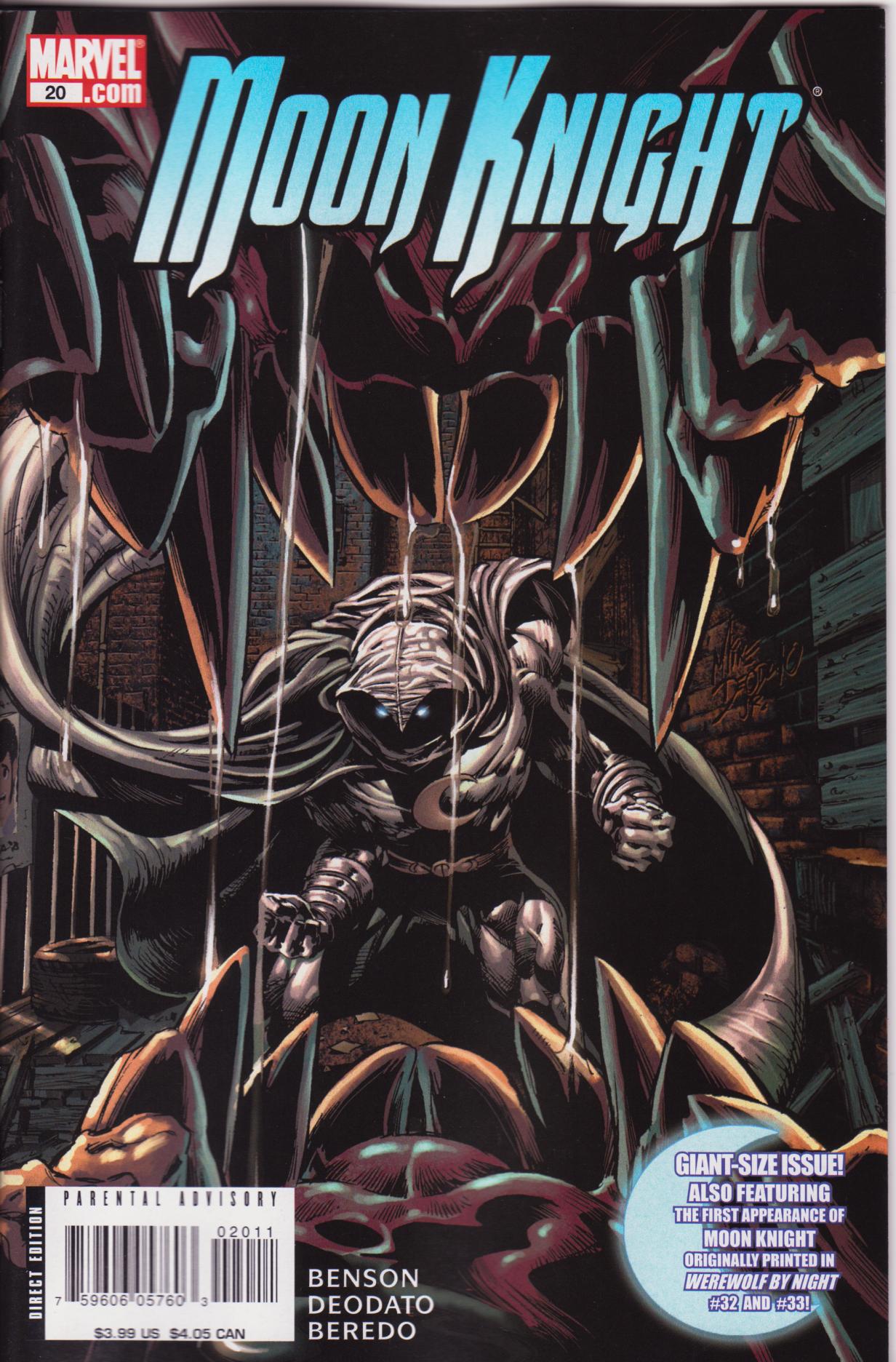 Moon Knight #20 cover