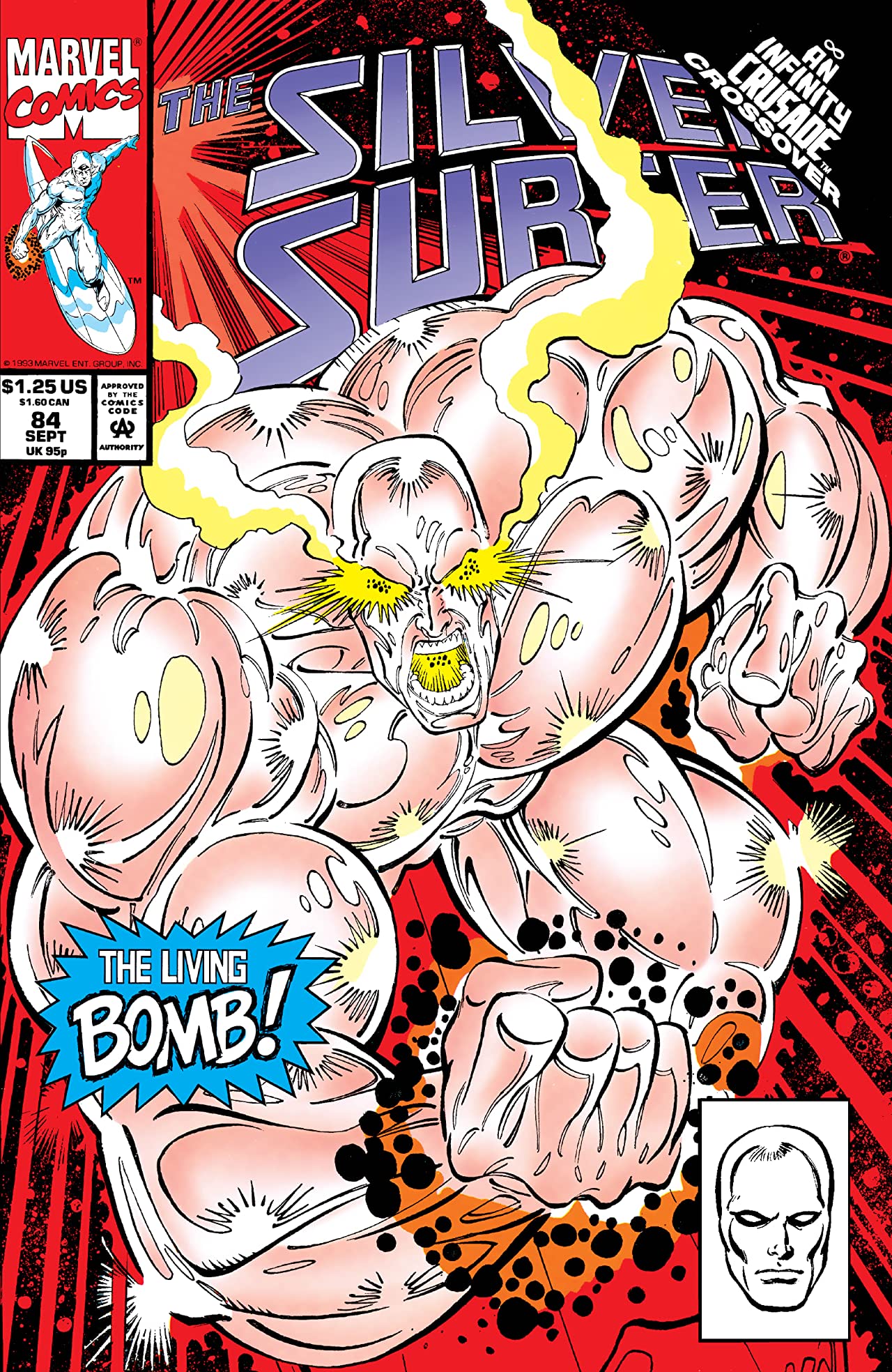 Silver Surfer #84 cover