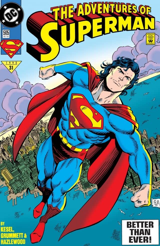 Adventures of Superman #505 cover