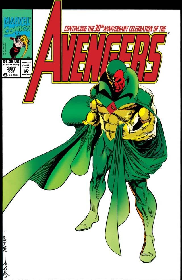 The Avengers #367 cover