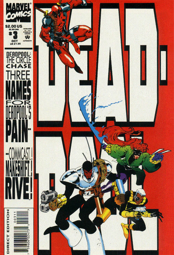 Deadpool: The Circle Chase #3 cover