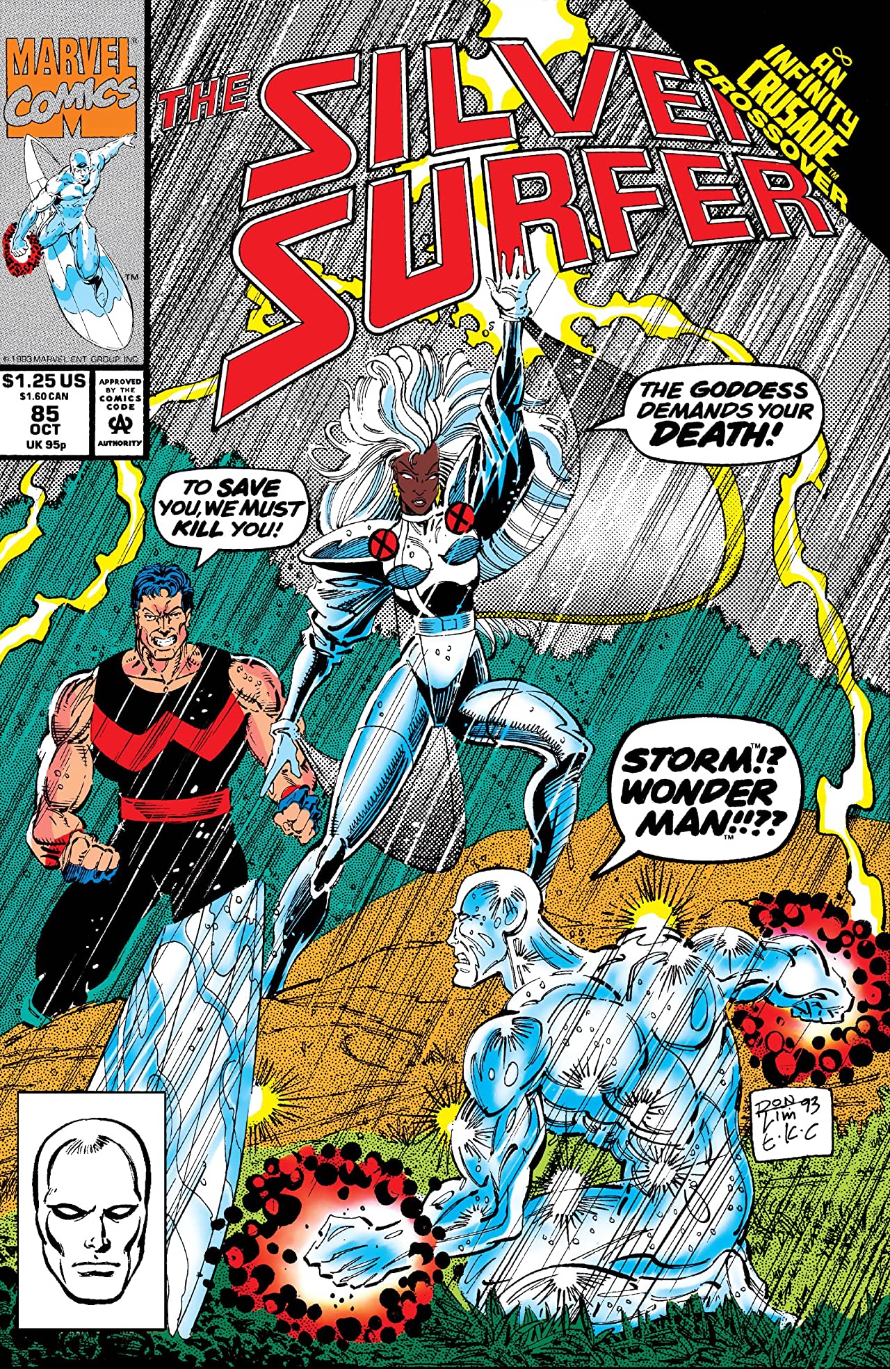 Silver Surfer #85 cover