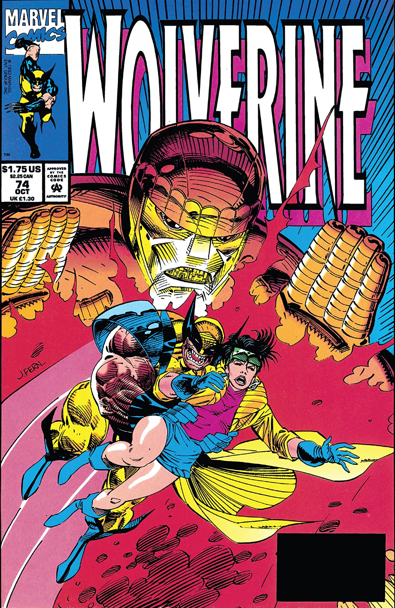 Wolverine #74 cover