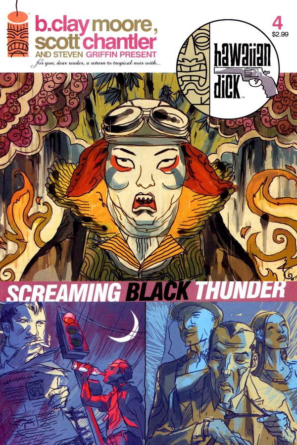 Hawaiian Dick: Screaming Black Thunder #4 cover