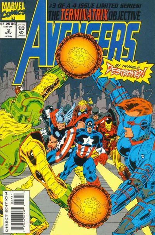Avengers: The Terminatrix Objective #3 cover