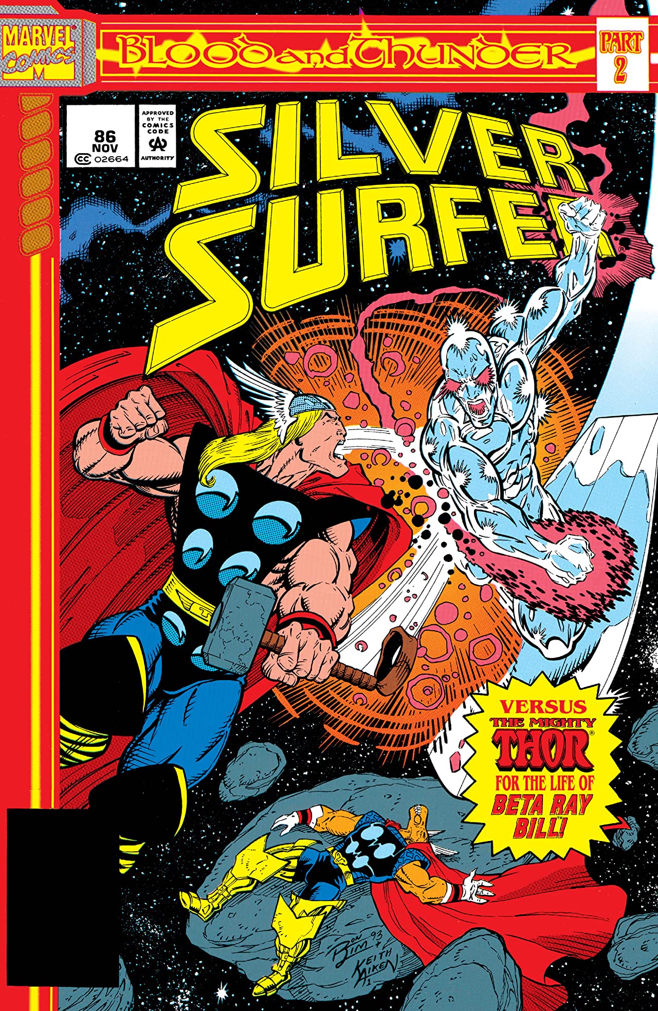 Silver Surfer #86 cover