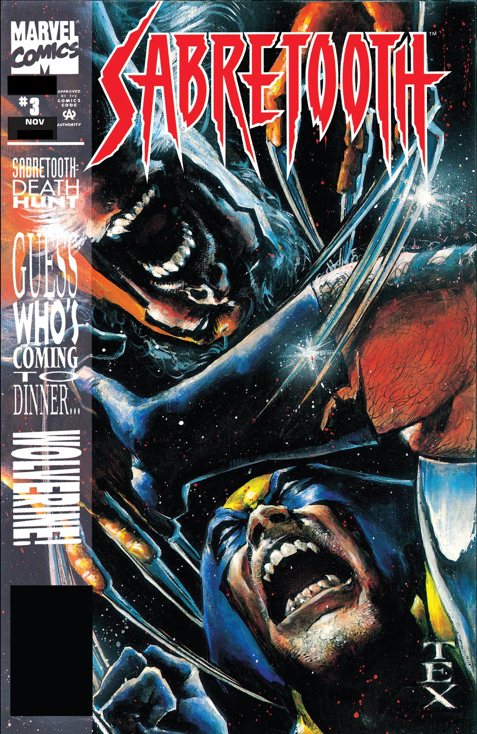 Sabretooth #3 cover
