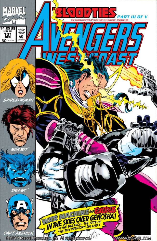 Avengers West Coast #101 cover