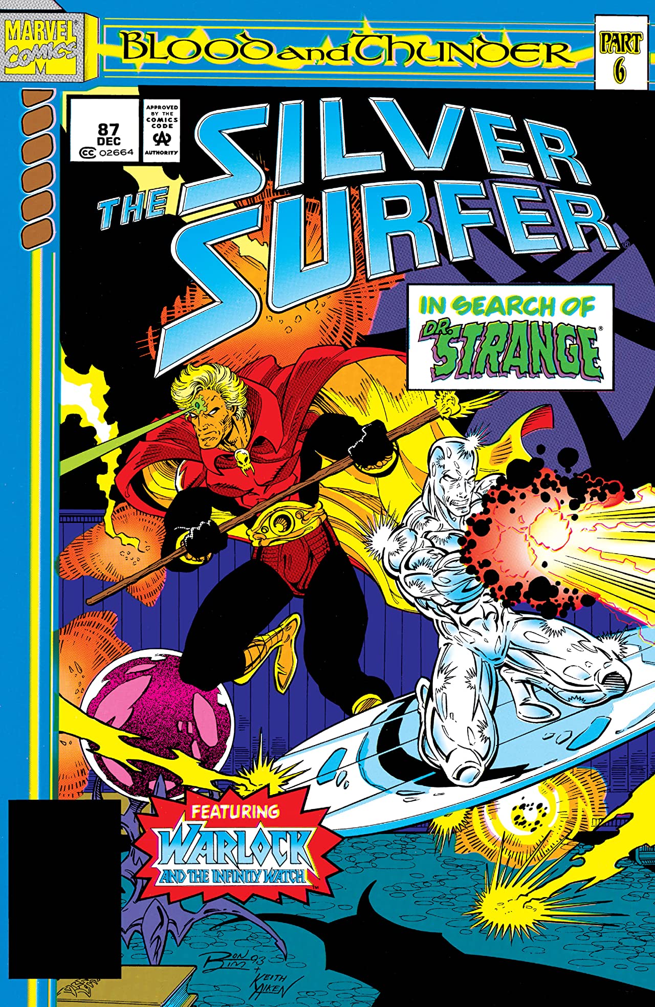 Silver Surfer #87 cover