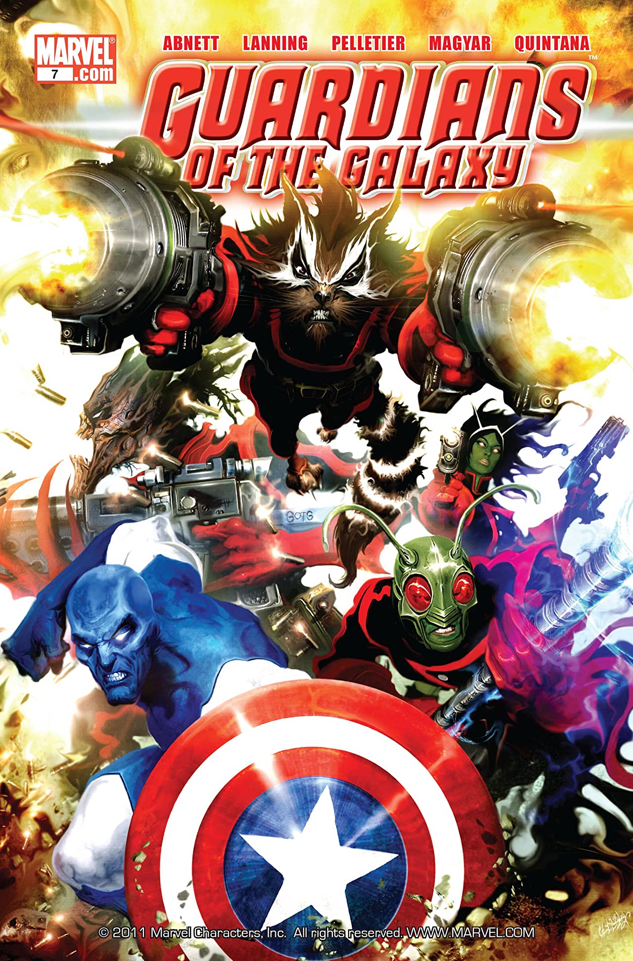 Guardians of the Galaxy #7 cover