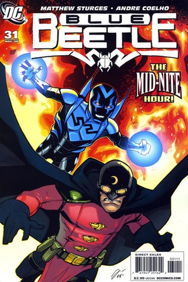 The Blue Beetle #31 cover