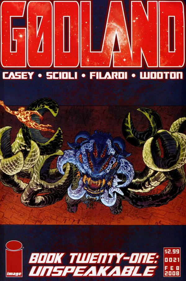 Godland #21 cover