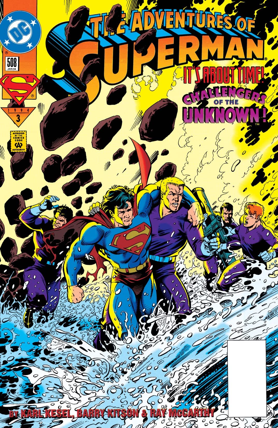 Adventures of Superman #508 cover