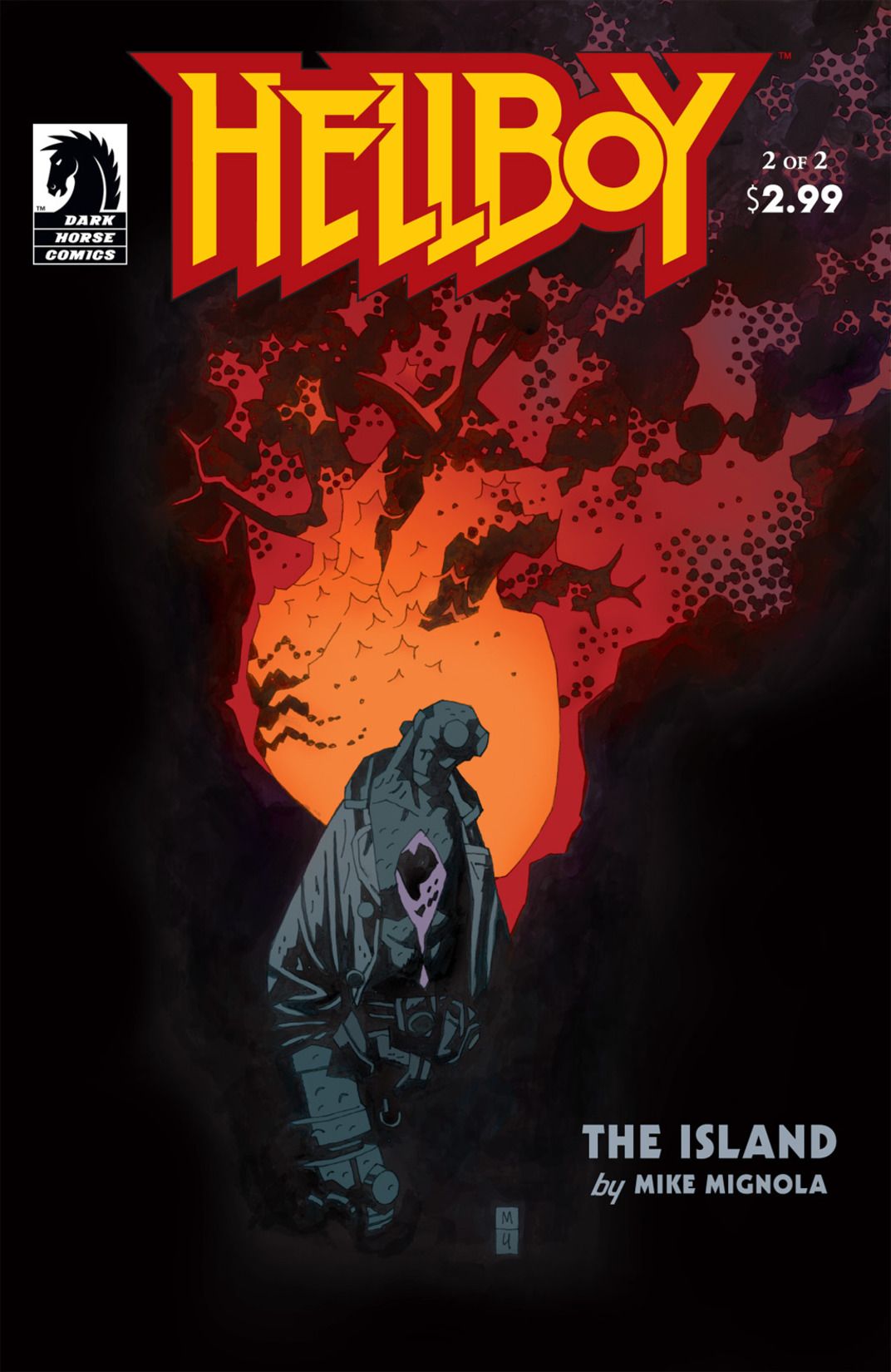 Hellboy: The Island #2 cover