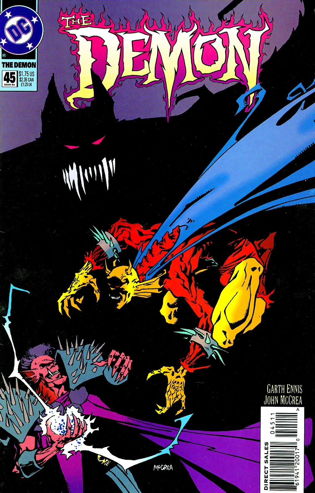 The Demon #45 cover