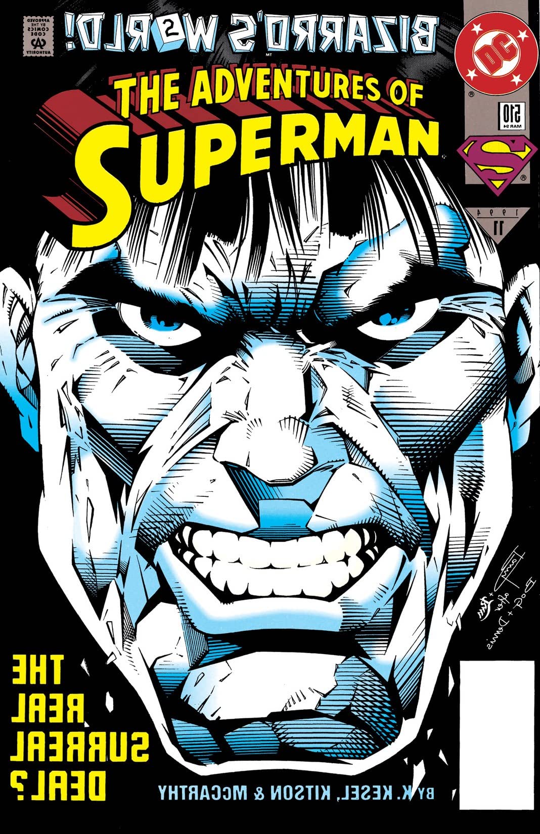 Adventures of Superman #510 cover