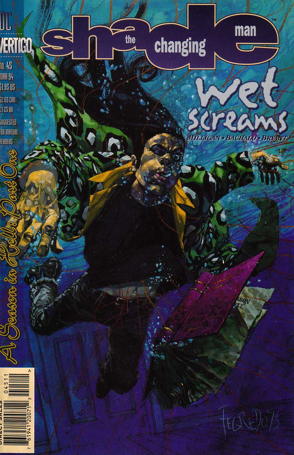 Shade, the Changing Man #45 cover