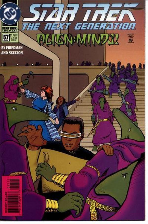 Star Trek: The Next Generation #57 cover