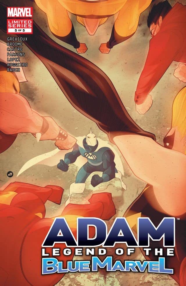 Adam: Legend of the Blue Marvel #5 cover