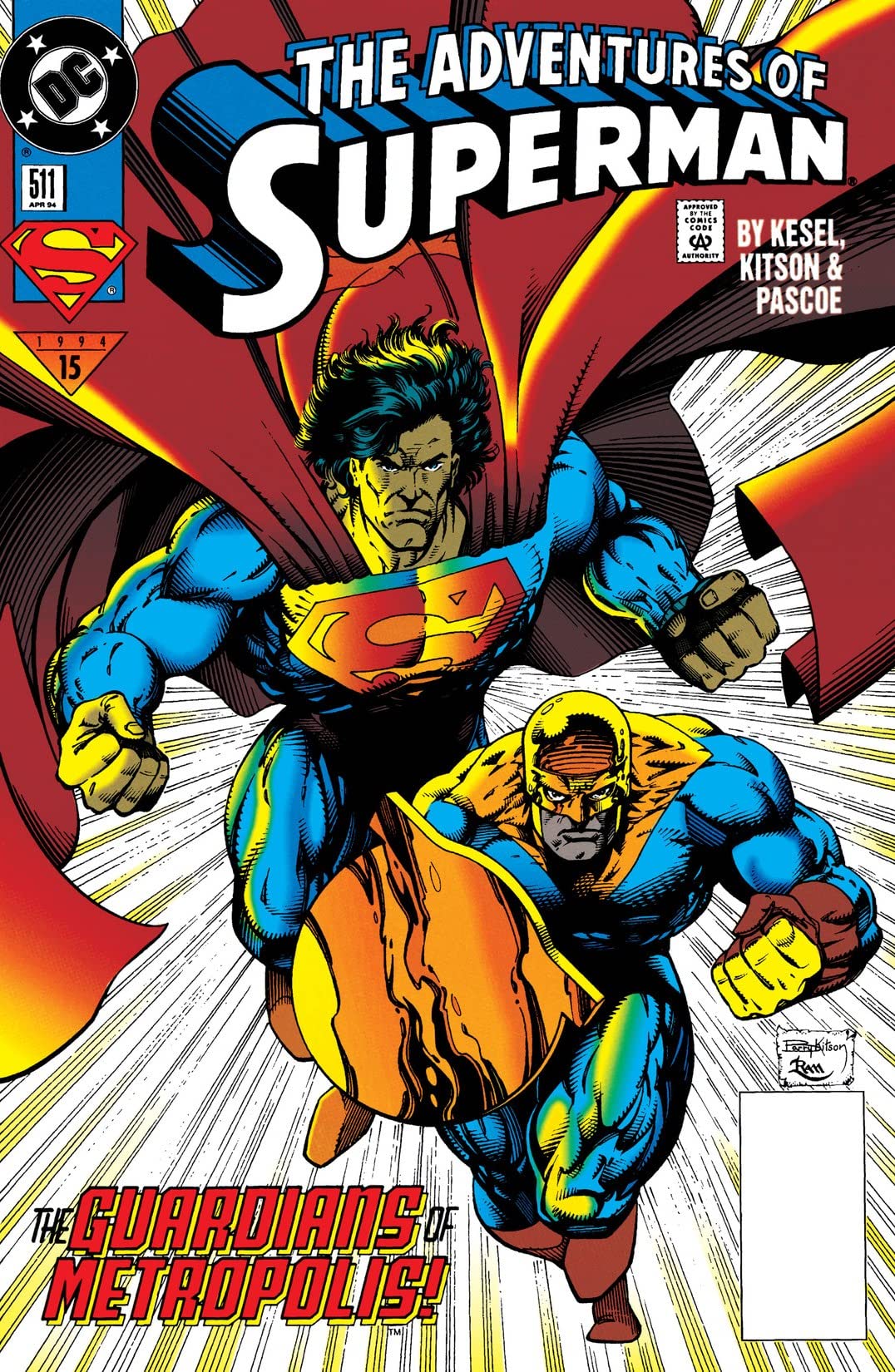Adventures of Superman #511 cover