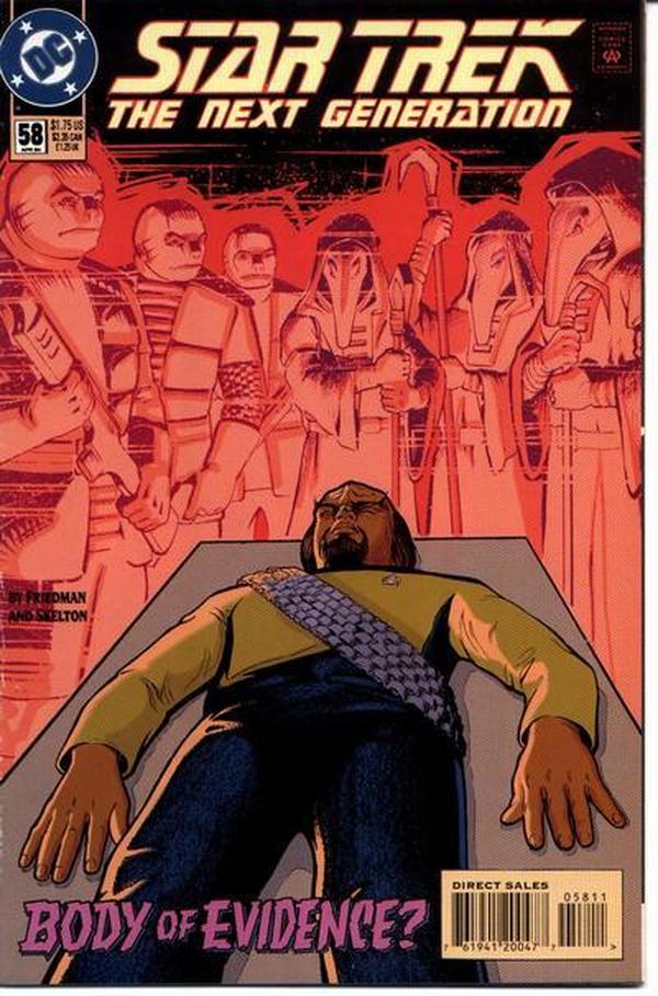 Star Trek: The Next Generation #58 cover