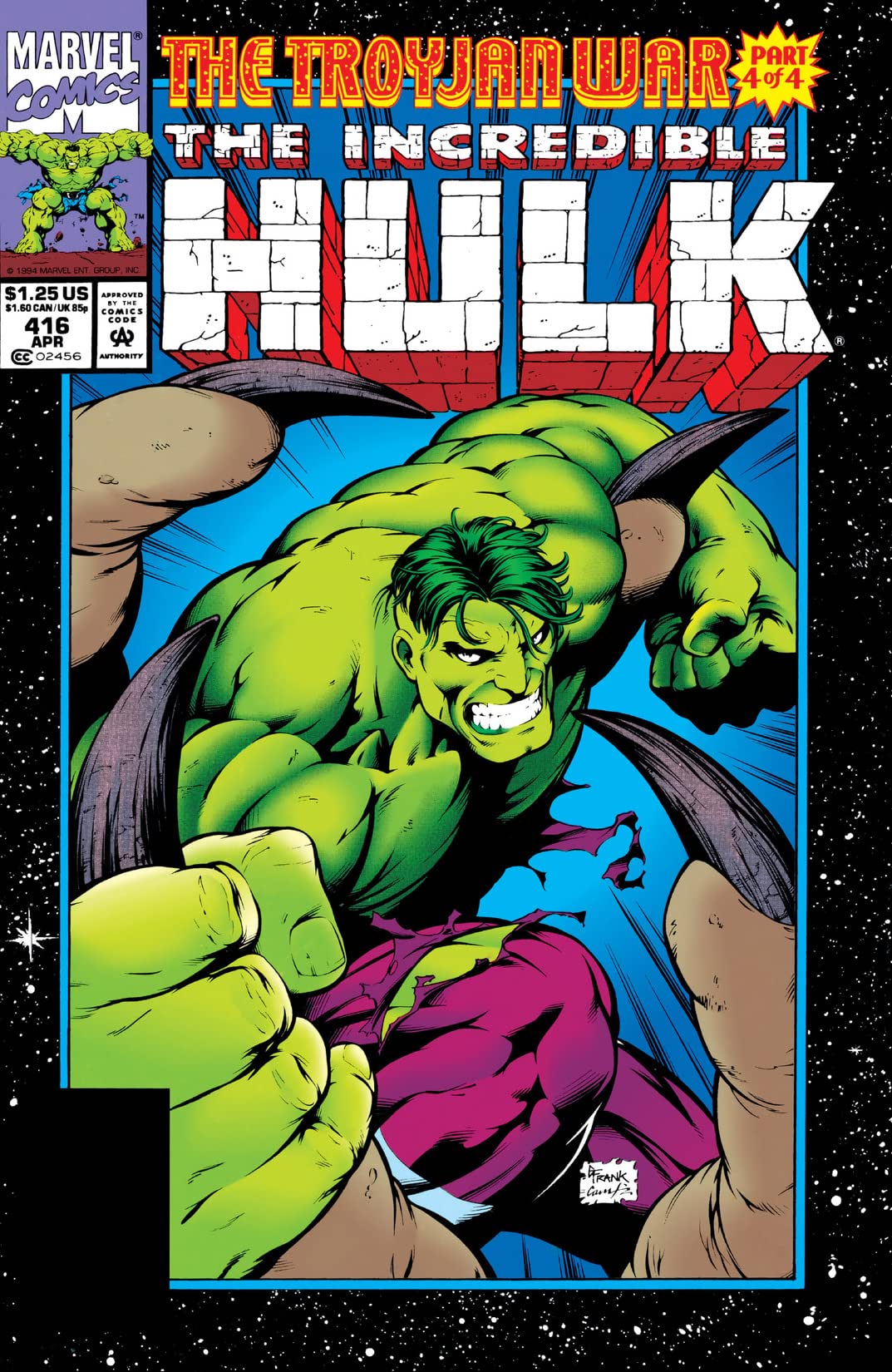 The Incredible Hulk #416 cover
