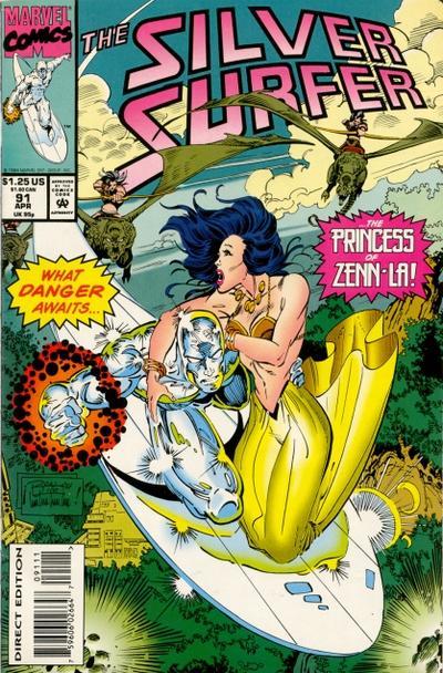 Silver Surfer #91 cover