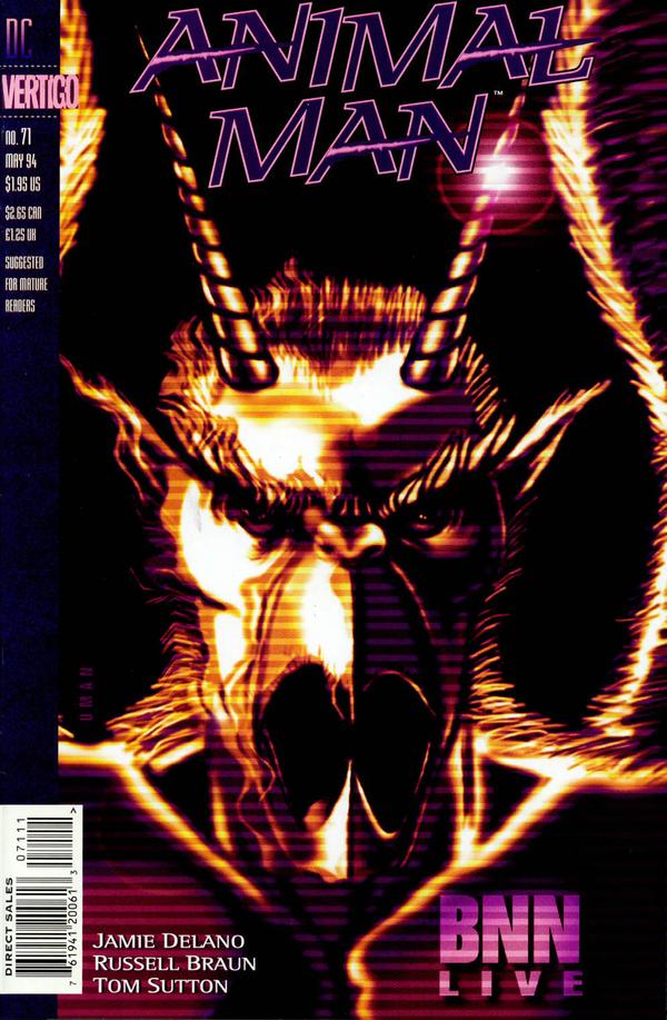 Animal Man #71 cover