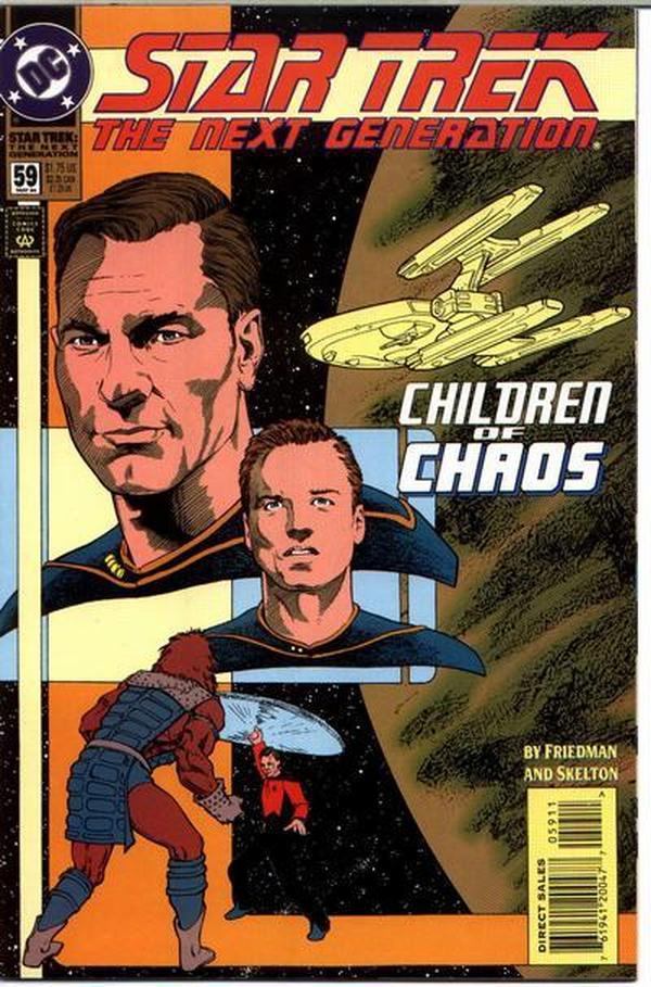 Star Trek: The Next Generation #59 cover