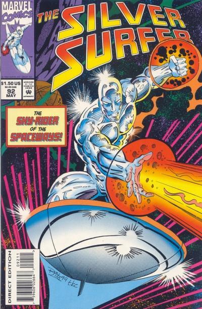 Silver Surfer #92 cover